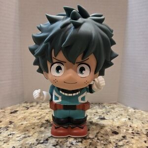 My Hero Academia Deku Figurai 8” Bank Piggy Coin Bank Slot Manga Funimation